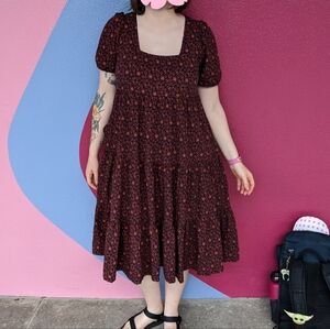 Madewell Floral Pattern Maxi Dress Sz 6